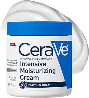 CeraVe Intensive Moisturizing Cream, Body Moisturizer With Shea Butter, 72H Hydration + Skin Barrier Repair, Fragrance-Free Body Lotion For Extremely Dry Skin, 19oz
