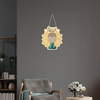 Artvibes Mind is Everything Quote Wall Hanger for HomeDecor (WH_5501N) multicolor