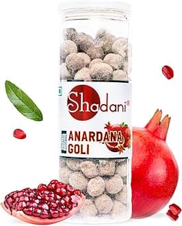 Shadani Anardana (Pomegranate) Goli Box - Indian Special Sour and Spices Flavour 200 GR (7.05oz)