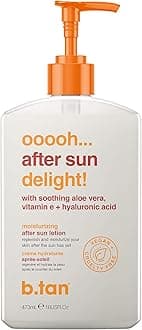 b.tan After Sun Lotion | Ooooh After Sun Delight - Moisturizing Aftersun Body Lotion Enriched with Aloe Vera & Hydrating Hyaluronic Acid, Leaves Skin Replenished and Delightfully Glowing, 16 Fl Oz