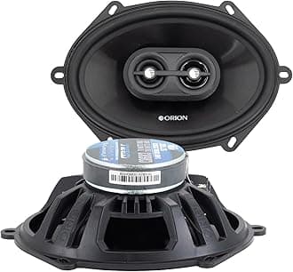 Cobalt Series CB683 6x8” 3-Way Coaxial Car Speakers, 280W, 4 Ohms, Full Range, Enhanced Bass, Polypropylene Cone & Butyl Rubber Surround, Easy Install (Pair)