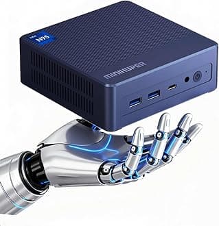 N95 Mini PC,Intel 12th (Beat N100, Up to 3.4Ghz) Mini Computer,16GB DDR4 RAM 512 SSD,USB3.2, Desktop Computer Support 4K UHD Dual HDMI BT5.1,Dual Band WiFi| VESA Mount | Home Office Business