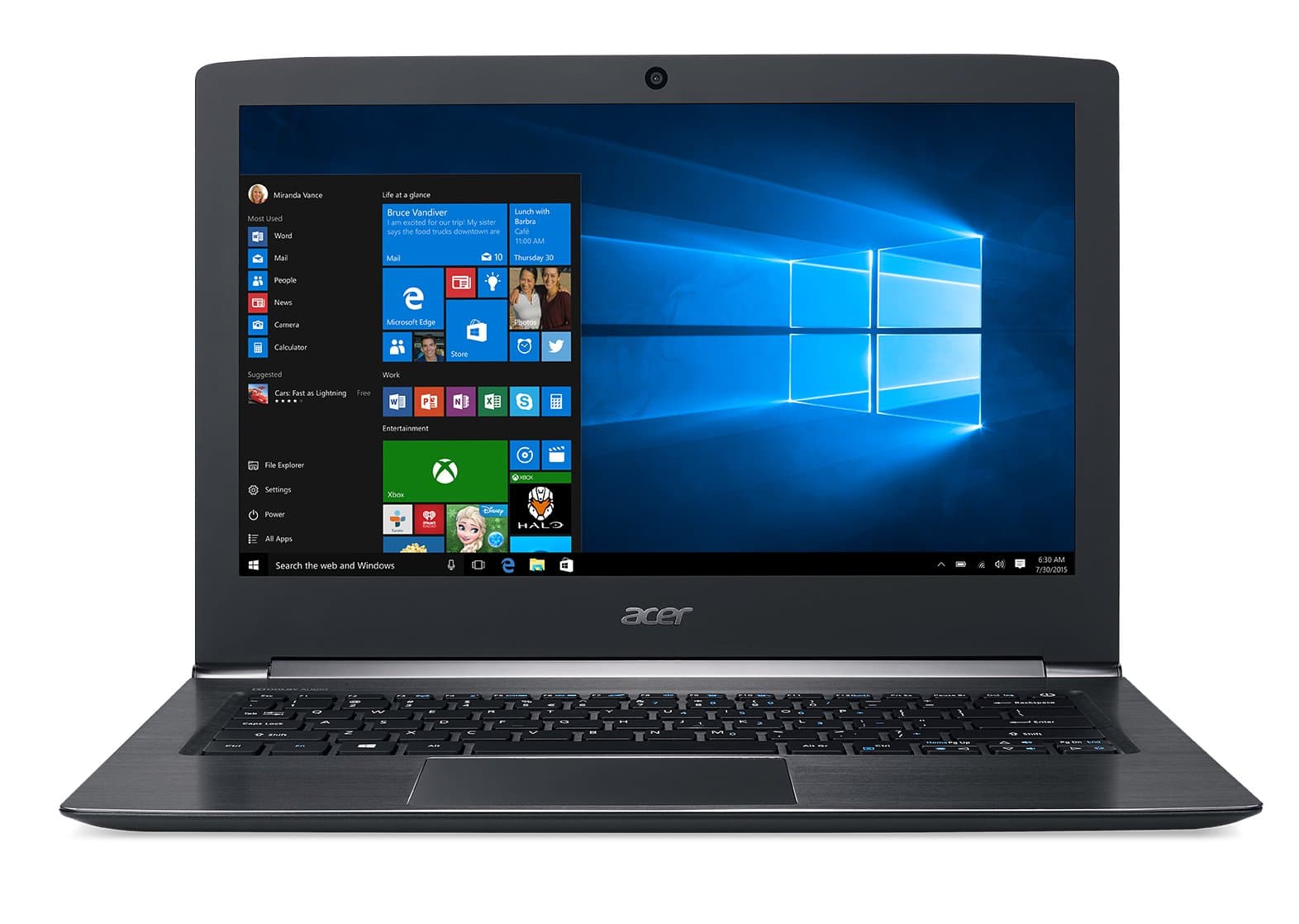 Acer Aspire S 13 Touch, 13.3" Full HD, Intel Core i5, 8GB LPDDR3, 256GB SSD, Windows 10 Home, S5-371T-537V
