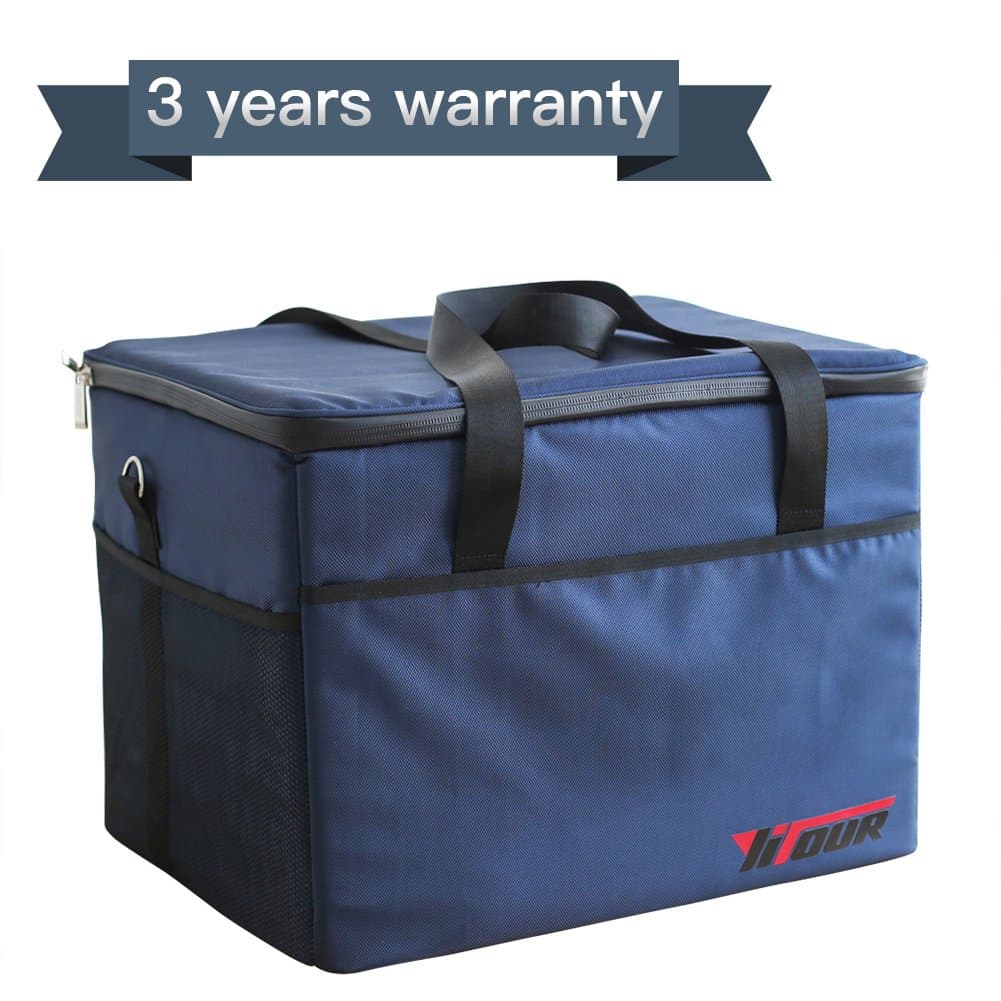 Extra Large Soft Cooler Bag - Collapsible Insulated 70 Quart Portable Soft Sided Cooler Bag For Beach/Picnic/Camping/BBQ/Office/School With Detachable Shoulder Strap & Removable Plastic Insert,72 Can