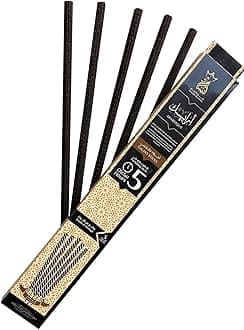 Egyptian oud,musk,arabesque,alandalos 5hours incenses sticks produces wonderfully fragrant smoke musk scent. 1 pack - 5 units (egyptian oud).