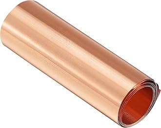 uxcell Copper Sheet Roll, Metal Foil Plate 1000mm x 100mm x 0.03mm