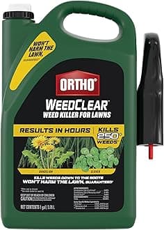 Ortho WeedClear Weed Killer for Lawns with Trigger Sprayer, Kills Dandelion and Clover, 1 gal.