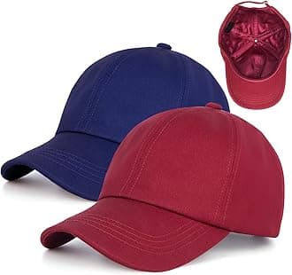 KIEPTOMIKBaseball Cap Satin Lined Interior for Men and Women,Adjustable Baseball Cap Dad Golf Sun Hats