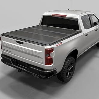 Low Profile Hard Folding Truck Bed Tonneau Cover Fits 2019-2026 Chevy/GMC Silverado/Sierra 1500 5'8" Bed (69.6")