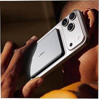 LISEN Magsafe Power Bank Slim Magnetic Mag Safecharger Power Bank for iPhone 0.3" Magsafe Battery Pack Accessories 5000mAh Wireless Portable Charger Christmas for Gifts for iPhone 17-14 Pro Max Air