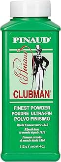 Clubman Pinaud Powder for After Haircut or Shaving, White, 4oz