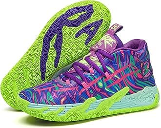 Men's Basketball Shoe Anti Slip Men's Basketball Shoe Men's Basketball Shoe Outdoor Sports Shoe(45 EU, F5)