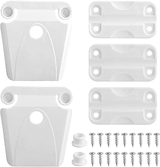 Cooler Hinge and Latch and Screws Kit, High Strength Cooler Latch Replacement Parts. Ice Chest Plastic Hinges, Latch Posts, and Screws, The Best Option for Repairing and Replacing Cooler Parts.