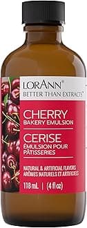 Lorann Oils Bakery Emulsions Natural & Artificial Flavor 4Oz-Cherry