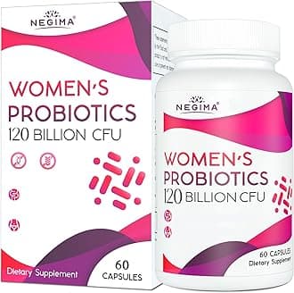 Negima Menopause Supplements for Women, 120 Billion CFUs Probiotics for Women, 13-in-1 Herbs & Botanicals Complex, for Menopause - 60 Caps