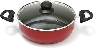 BLACKSTONE Kadai Pan Ceramic Coating Frying pan with glass lid (26 CM)