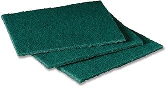Scotch-Brite 105 General Purpose Scouring Pad, 6" Length x 4-1/2" Width, Green (Case of 40)