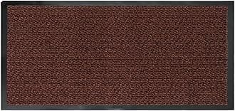 BLADO Washable Door Mats Indoor & Outdoor - Non-Slippery Heavy Duty Doormats Indoor - Stylish & Large Rubber Door Mat - Perfect Dust Grabbing Outdoor & Indoor Door Mat (Rust, 90cm x 150cm)