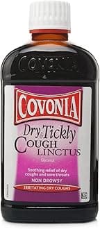 Dry and Tickly Cough Linctus Syrup, Sore Throat Relief, Non-Drowsy Formula 300ml