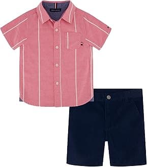 Tommy Hilfiger Boys 2pc Shirt Short Set Short Set