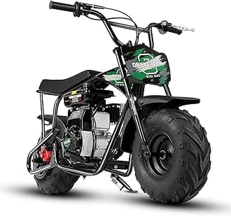 Oryxearth 105cc 4-Stroke Dirt Off Road Trail, 28mph, Gas Powered Mini Bike with Automatic Transmission and Pull Start for Adult and Teens, Weight Support 185 LBS