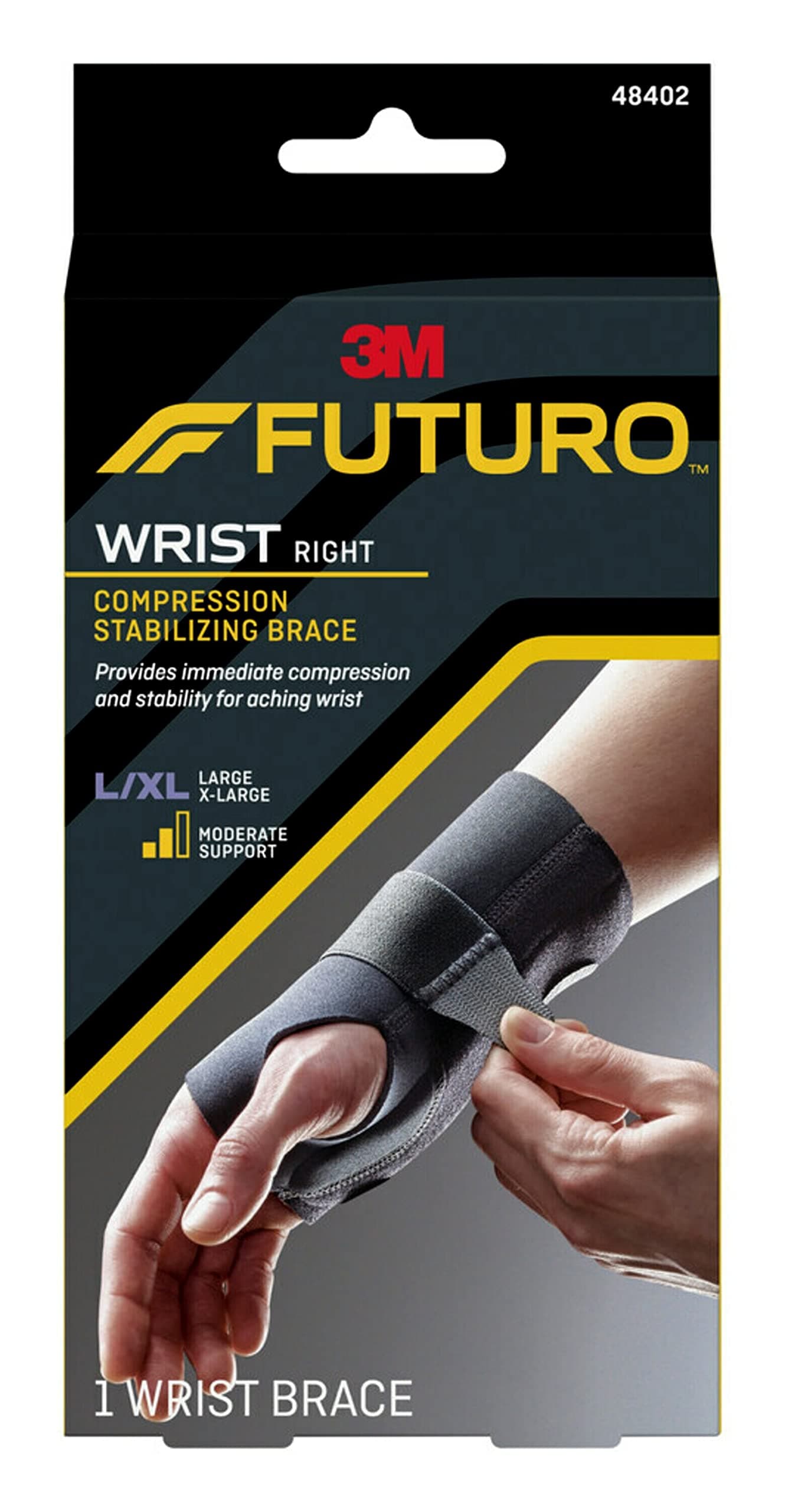 Futuro Energizing Wrist Support Right Hand, Large/Extra-Large