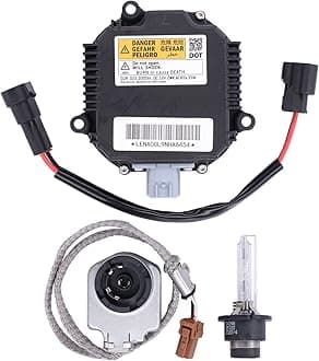 NewYall Pack of 4 Xenon HID Headlight Ballast Control Unit with D2S Bulb and Igniter Module