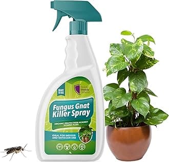 Fungus Gnat Killer Spray 1L | Organic Protection Against Sciarid Flies | Effective for Houseplants, Seedlings | Safe for Indoor & Outdoor Use | Targets Adults & Larvae | Eco-Friendly Formula