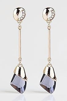 Shining Diva Fashion AAA Quality 18k Gold Plated Crystal Earrings For Women & Girls