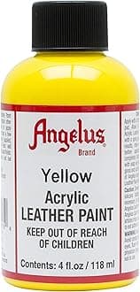 Leather Paint 4oz-Yellow