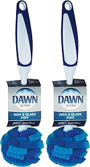 Dawn Ultra Puff Glassware and Dish Cleaning Brush (Pack of 2)