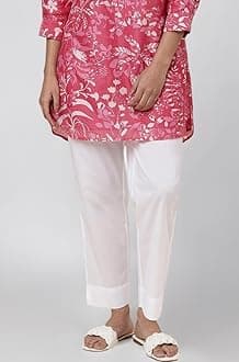 Straight Fit Cotton Trouser Pants for Womens & Girls