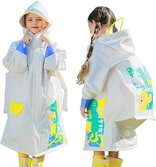 Kids Raincoats for Girls Boys Waterproof Rain Jacket Cartoon Children Toddler Rain Wear Children Rain Poncho 4XL Size 13-14 Years
