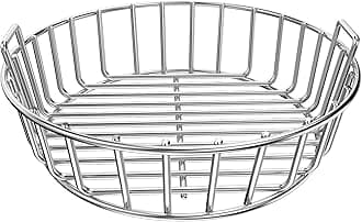 onlyfire Charcoal Ash Basket for Minimax Big Green Egg, Stainless Steel Grill Basket with Handles for Better Airflow