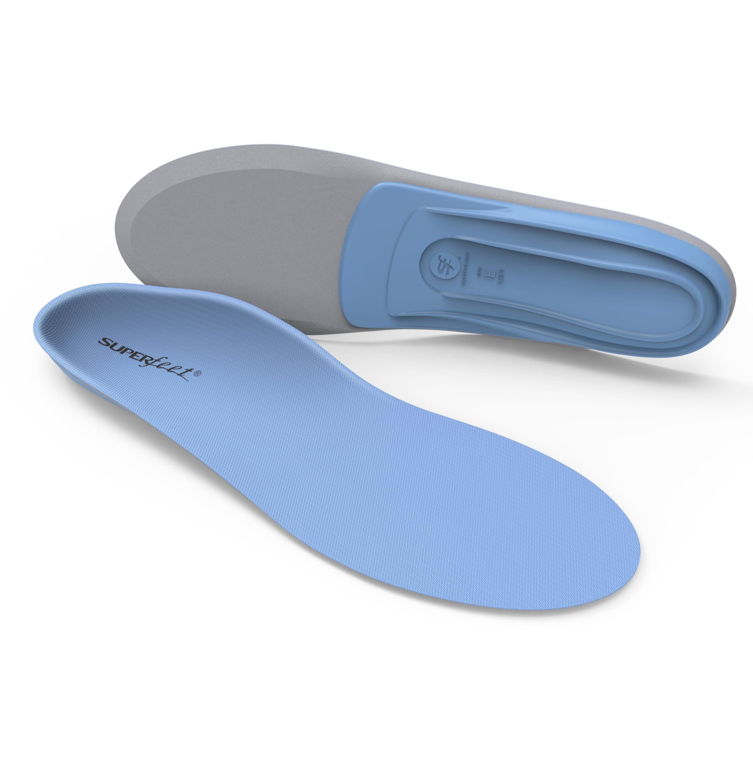 All-Purpose Support Medium Arch Insoles (Blue) for Active Lifestyle with Medium Arch Support - Men 9.5-11 / Women 10.5-12