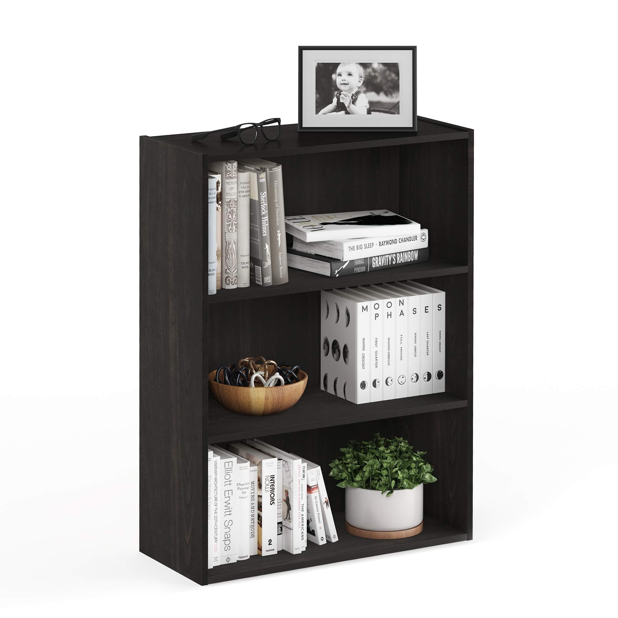 Furinno Pasir 3-Tier Open Shelf Bookcase