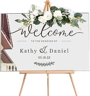 Welcome to Our Wedding Sign Personalised Wedding Entrance Sign Custom Welcome Weddings Signs Mirror Acrylic Guide Plaque Weddings Mirror Signs(Silver L Design2)