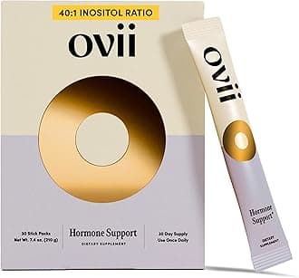 Ovii Ovarian Support for Women: Hormonal & Metabolic Balance - 40:1 Myo-Inositol + Reducose® + Vitamin D + Biotin - Supports Cycle Regularity & Healthy Ovulation & Healthy Metabolism, 30 Ct