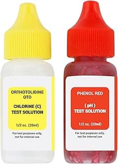 U.S. Pool SupplySwimming Pool & Spa Test Kit Refill Solutions, Test Water for pH, Chlorine and Bromine
