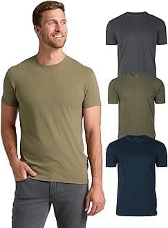 True Classic Mens T-Shirts – Short Sleeve Crew Neck T Shirts for Man, Cotton Blend Plain Novelty Men's T-Shirts