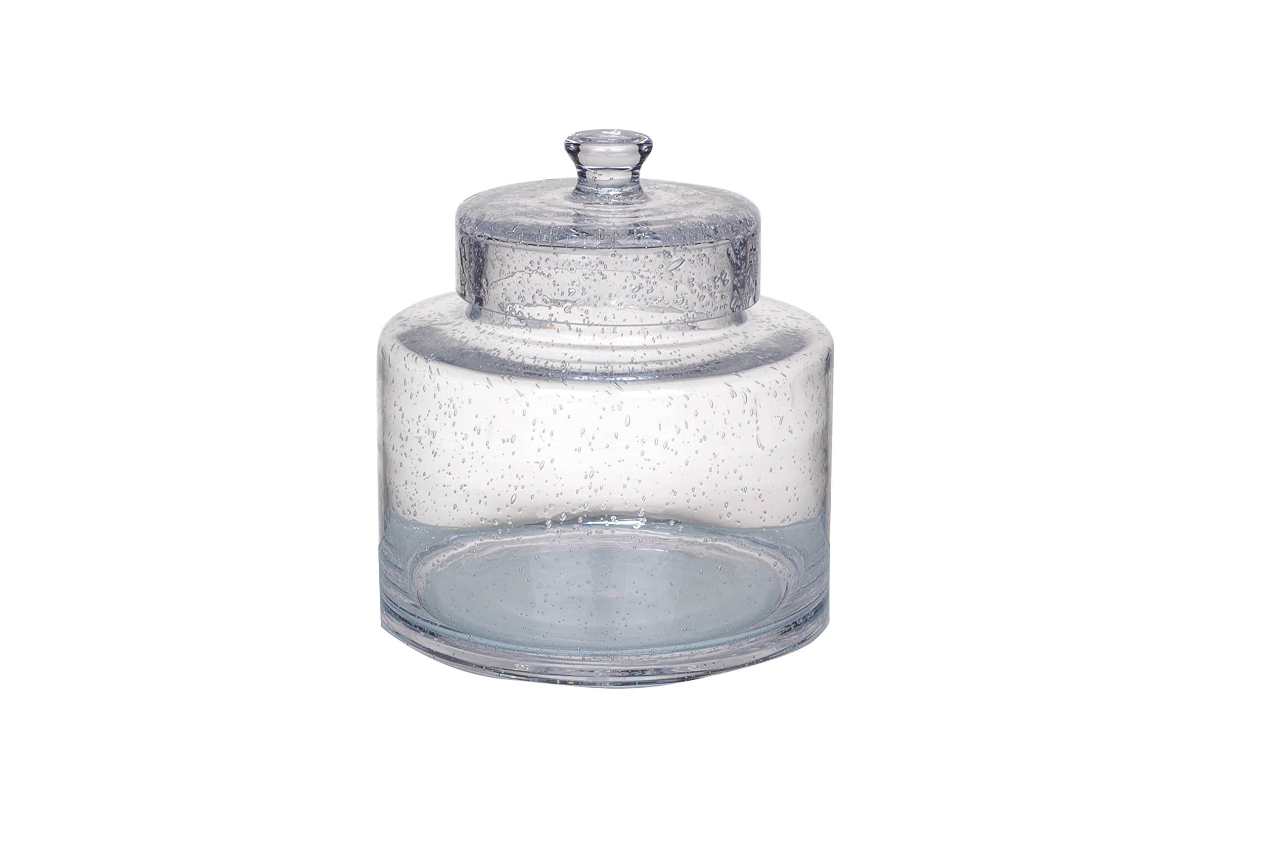 8.5"Dx8.5" clear Jar with Lid