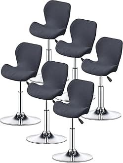 ELYSYSRL Bar Stool Cover Set of 2/4/6 Shell Back Adjustable Swivel Bar Stools Slipcover,Barstool Protector Covers for Dining Room Kitchen (Color : #1, Size : 6pcs)