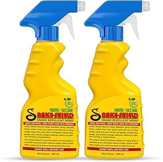 Snake Shield Snake Repellent Spray |Natural Herbal Snake Away Spray | Pet Safe, Non-Toxic, Bio Degradable | Snake Repellent For Outdoors Indoors (Pack of 2)