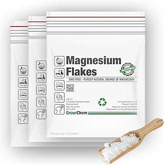 Magnesium Flakes 15KG (3x5KG Bags) Pure Magnesium Chloride from The Dead Sea - Mineral-Rich Bath Salts for Foot & Muscle Soaks - Improves Sleep, Stress Relief, Joint Health & Skin Hydration
