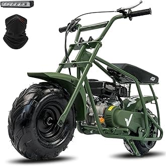 FRP Mini Dirt Bike GMB100, 99 CC Gas Powered 4 Stroke 3HP, Off Road Mini Bikes for Kids and Adult, Trail Bike Up to 24 Mph, Weight Support Up to 185 LBS