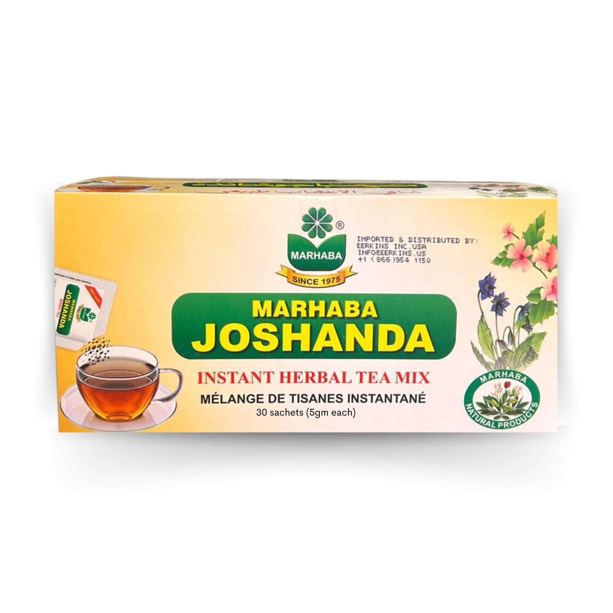 Joshanda Instant Herbal Tea 30-Pieces Box