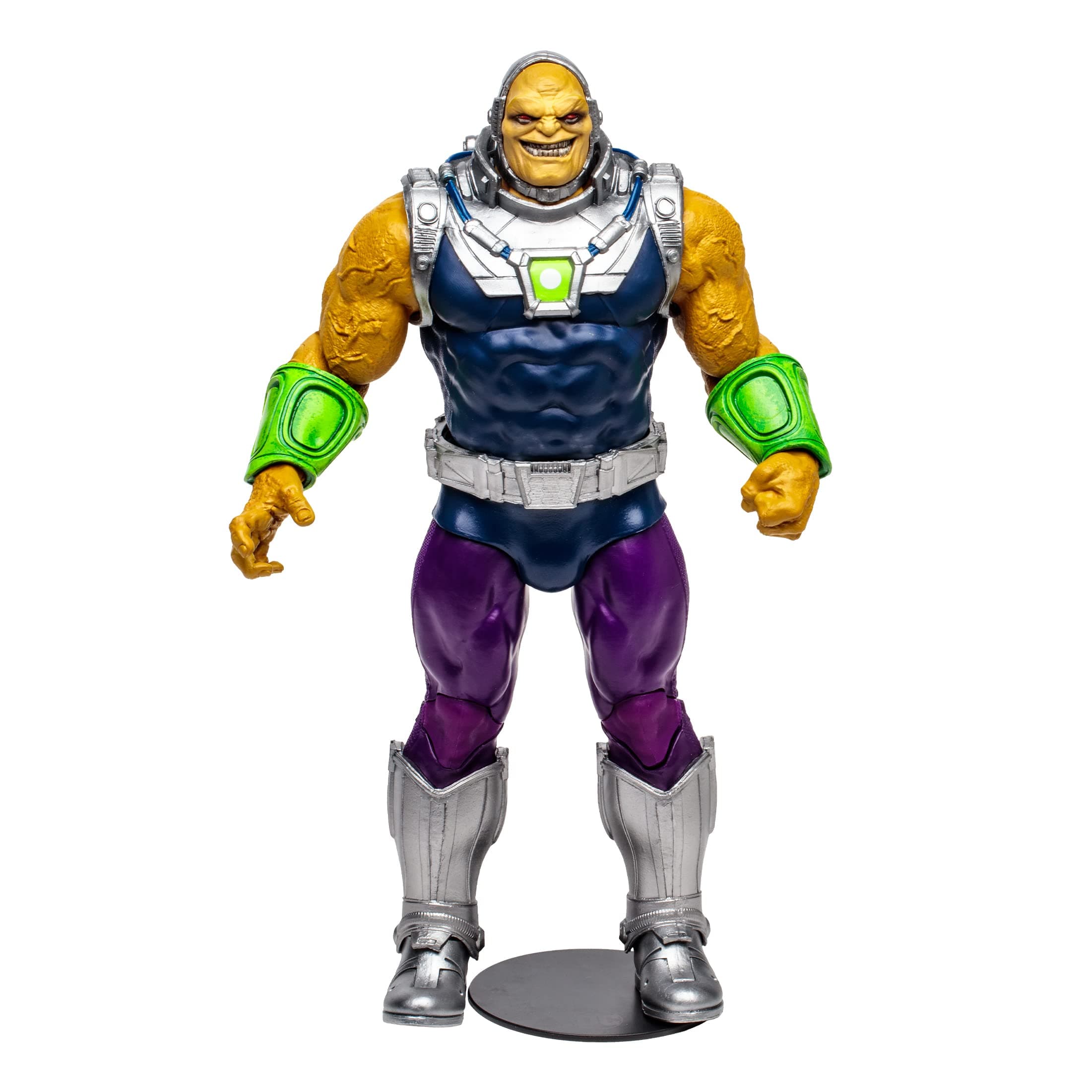 Toys, DC Multiverse Mongul Action Mega Figure with 22 Moving Parts, Collectible Superman Villians Stand Base Unique Character Card – Ages 12+, Multicolor, One Size