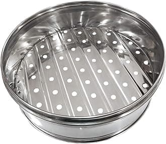 Stainless Steel Dim Sum Steamer Sunrise Kitchen Supply (11")