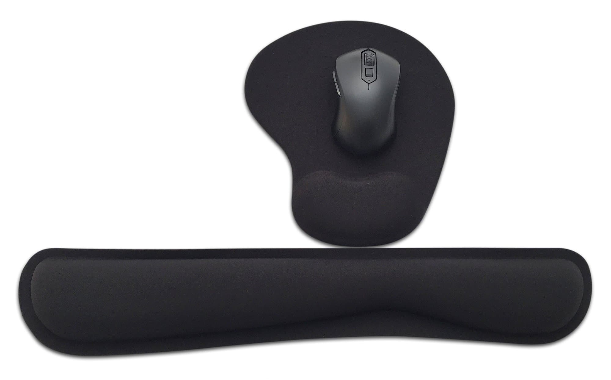 Mouse Mat And Wrist Support Ergonomic Gel Filled Mouse Pad and Keyboard Wrist Rest for Desktop Computers by DRYZEM UK