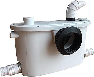 Macerator Pump 4 in 1 Saniflo Alternative Sanitary Pump Waste Pump for Toilet, Sink, Shower 400 Watt